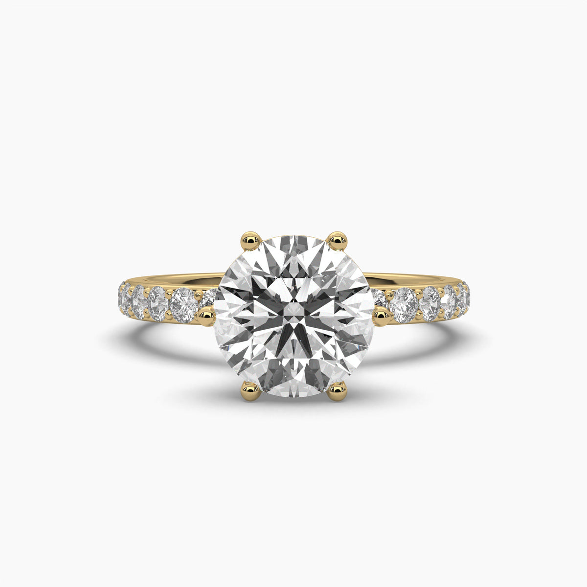 2 Ct Pure Allure Diamond Ring, in rose gold, 2.00 ct lab-grown diamond, colour grade E - view 3 of 5