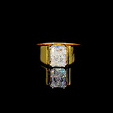 Radiant gents engegment ring