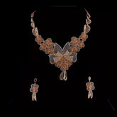 Gold diamond necklace