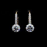 1.30 ct solitaire diamond Earring