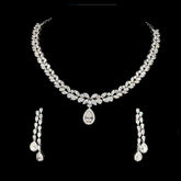 White diamond necklace