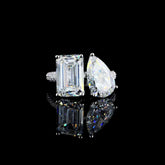6ct emerald cut diamond ring