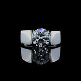 Platinum diamond ring