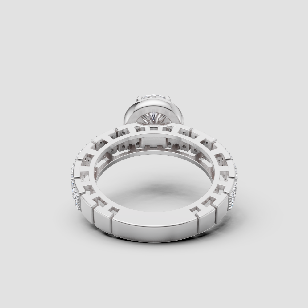 Forever Sparkle Diamond Ring in White Gold, lab-grown diamond, colour grade E - view 3 of 6