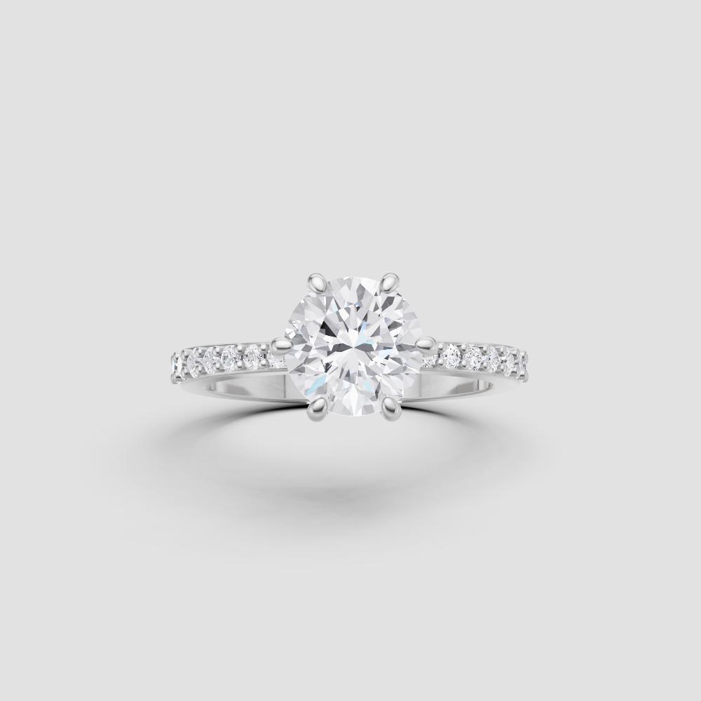 Pure Allure Diamond Ring, in white gold, 1.25 ct lab-grown diamond, colour grade E - view 5 of 6