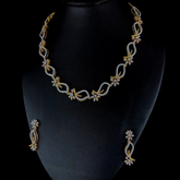 Light Weight Designer Diamond Necklace