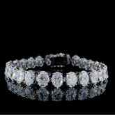 Tennis Bracelet Oval Diamonds