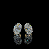 Oval Shape Daimond Earstuds