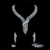 Designer Necklace Earing Bracelete Ring Set