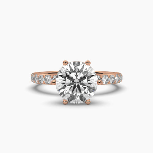 2 Ct Pure Allure Diamond Ring, in yellow gold, 2.00 ct lab-grown diamond, colour grade E - view 4 of 5