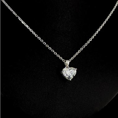 2ct Heart Shape Diamond pendant