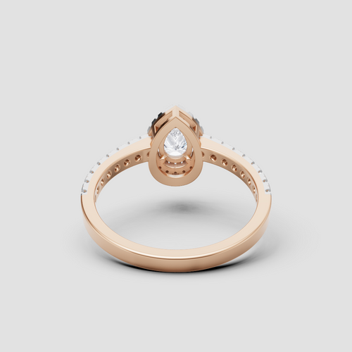 Luminous Essence Diamond Ring in Rose Gold, 0.40 ct lab-grown diamond - view 4 of 6