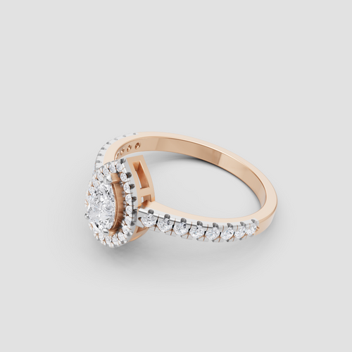 Luminous Essence Diamond Ring in Rose Gold, 0.40 ct lab-grown diamond - view 3 of 6