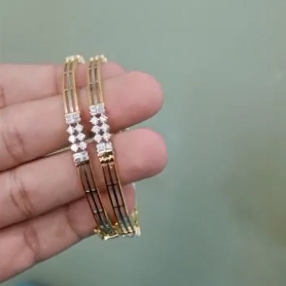 Distance diamond bangles