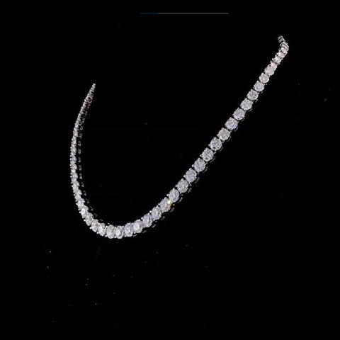 40 pointer tennis necklace