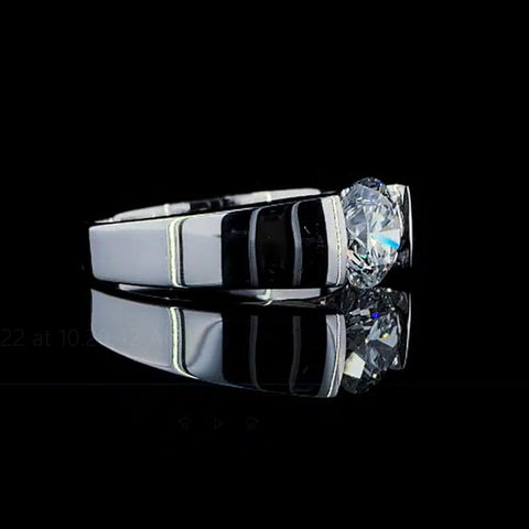 Platinum diamond ring