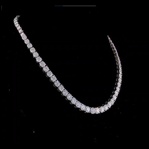 40 pointer tennis necklace