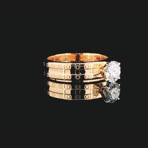 1.5 ct diamond gent's ring