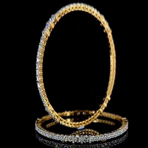 14 Pointers Diamond Bangles