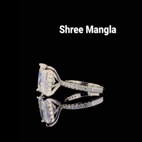 5ct Princess Cut Diamond Ring