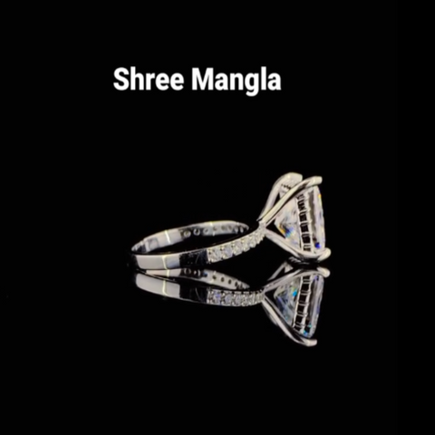 5ct Princess Cut Diamond Ring