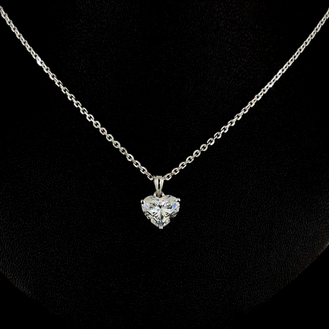 2ct Heart Shape Diamond pendant