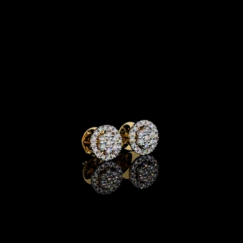 Small Diamonds Settings Earstuds