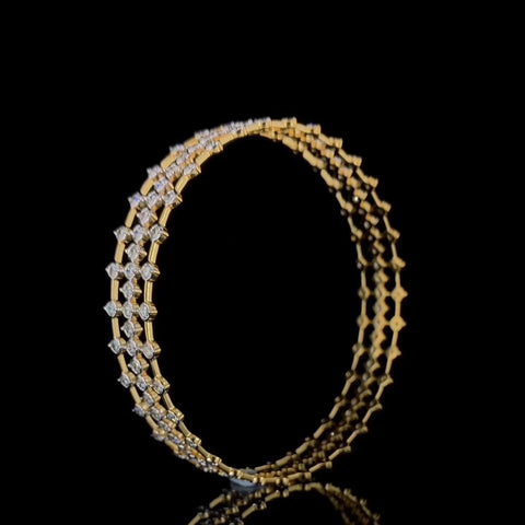 Bracelet Cum Diamond Bangles