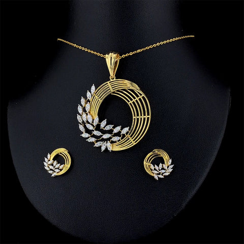 Diamond Pendent Set