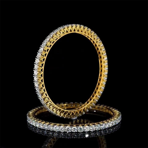 30 pointers single line diamond bangle