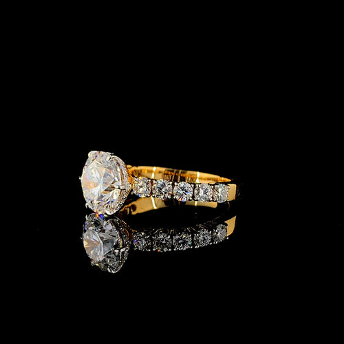5Ct Solitaire Diamond Ring, 5.00 ct diamond - view 2 of 4