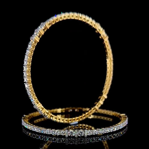 14 Pointers Diamond Bangles